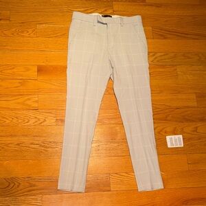 NWT ASOS Design Men’s Light Mint Plaid Pants Size 30 x30